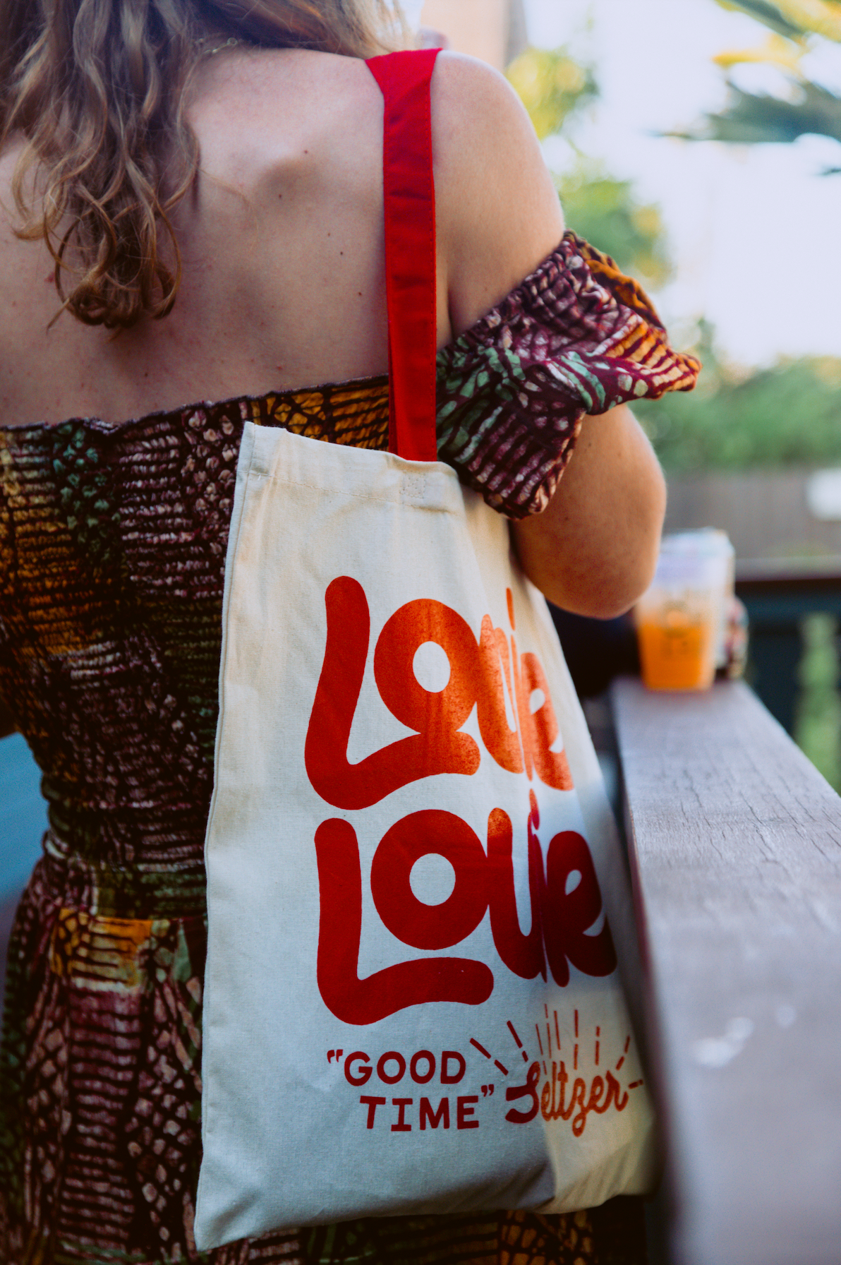 CANVAS TOTE - CHERRY RED