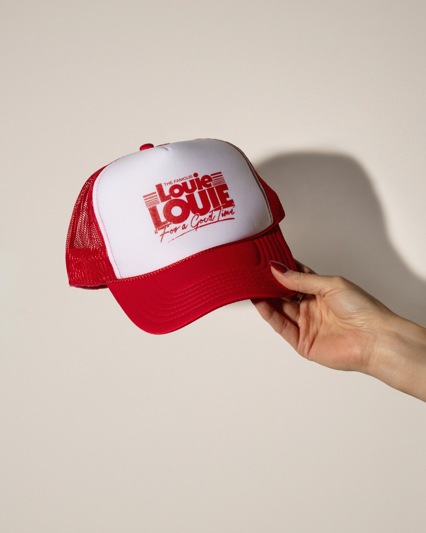 TRUCKER HAT - RED